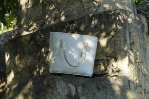 Women's Ivory White Zhuang Brocade Tote Bag - main_image image 8