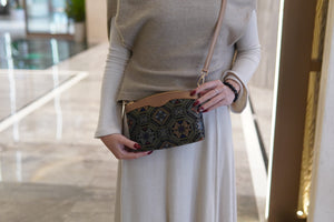 Women's Zhuang Brocade Crossbody Bag - model image 3