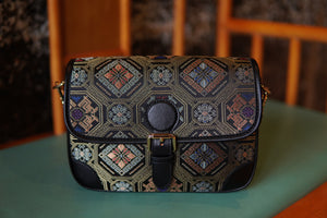 Women's Zhuang Brocade Baguette Bag - model image 6
