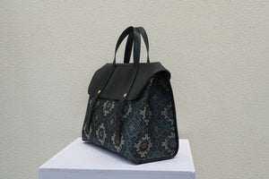 Women's Zhuang Brocade Shoulder Bag - white_background image 4