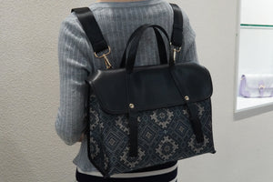 Women's Zhuang Brocade Shoulder Bag - white_background image 8