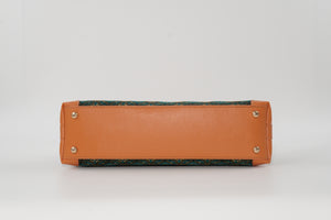 Multicolor brocade shoulder bag view 02