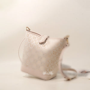 Multicolor brocade shoulder bag view 04