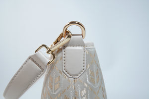 Multicolor brocade shoulder bag view 10