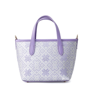 Multicolor brocade tote bag view 05