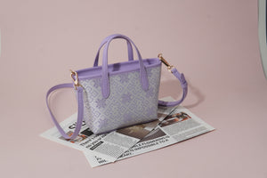 Multicolor brocade tote bag view 09