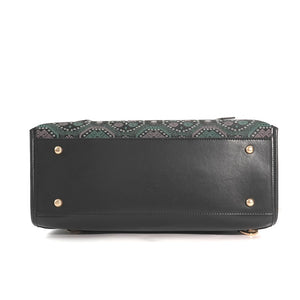 Multicolor brocade travel bag view 04