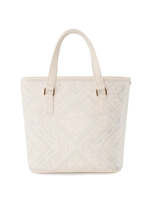 Women's Ivory White Zhuang Brocade Tote Bag - main_image image 4