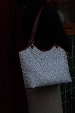 Women's Zhuang Brocade Shoulder Bag - model image 8