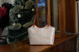 Women's Zhuang Brocade Shoulder Bag - model image 2