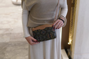 Women's Zhuang Brocade Crossbody Bag - model image 4