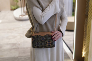 Women's Zhuang Brocade Crossbody Bag - model image 5