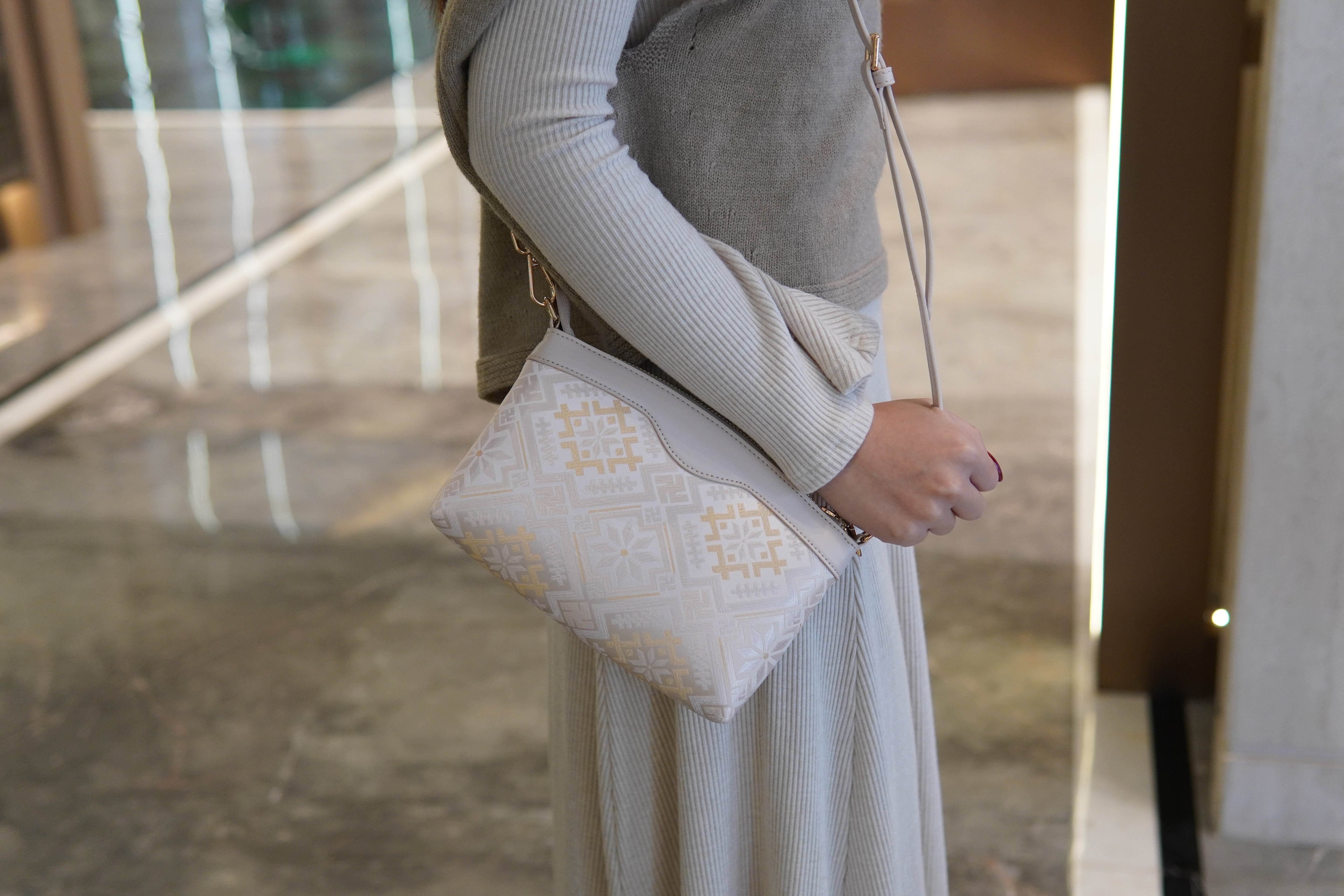 Women's Zhuang Brocade Crossbody Bag - main image 1