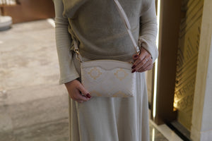 Women's Zhuang Brocade Crossbody Bag - model image 4