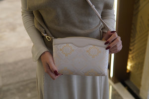 Women's Zhuang Brocade Crossbody Bag - model image 5