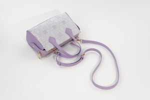 Multicolor brocade shoulder bag view 02