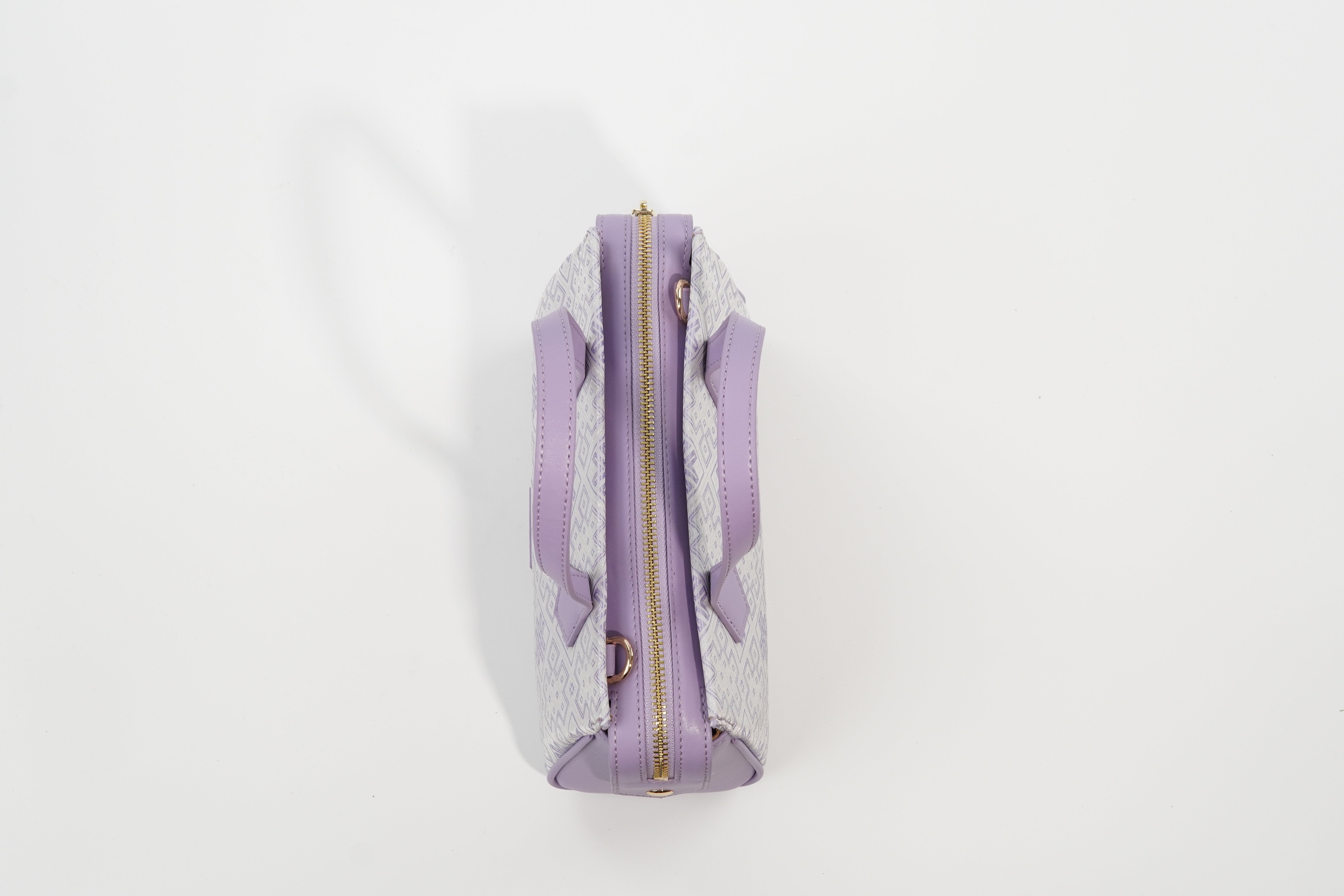 Multicolor brocade shoulder bag view 05