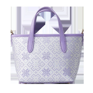 Multicolor brocade tote bag main view