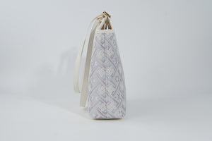 Multicolor brocade tote bag view 02