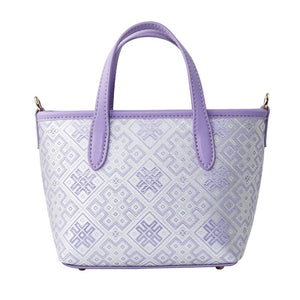 Multicolor brocade tote bag view 10